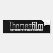 Thomasfilm bumper bumpersticker (Voorkant)