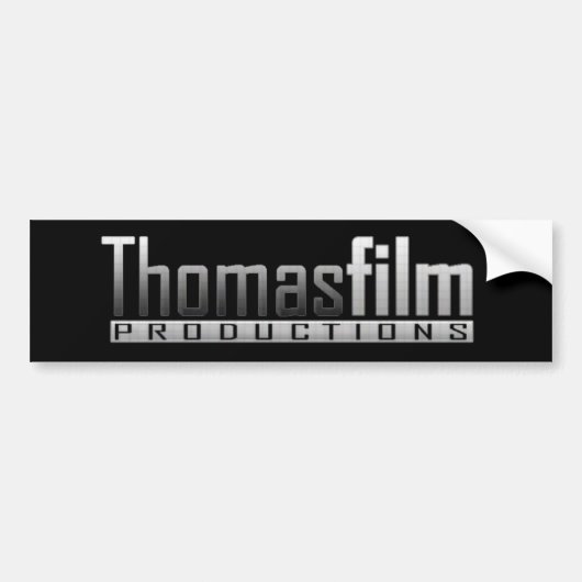 Thomasfilm bumper bumpersticker (Voorkant)