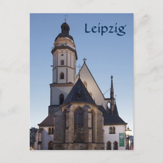 Thomaskirche, Leipzig Briefkaart (Voorkant)