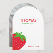 Thomas's geboorteplaats kaart (Voorkant / Achterkant)