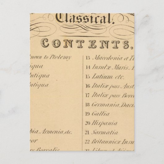 Thomas's Library Atlas Briefkaart (Voorkant)