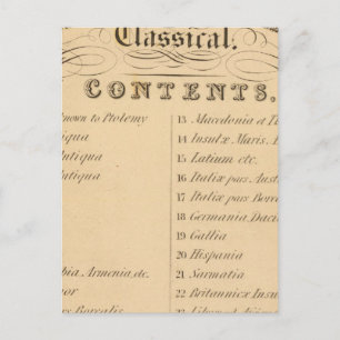 Thomas's Library Atlas Briefkaart