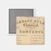 Thomas's Library Atlas Magneet (Voorkant / Achterkant)