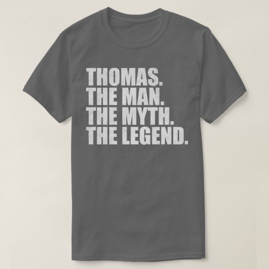 ThomasThomas Naam Thomas voornaam T-shirt (Design voorkant)
