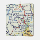 Thomaston CT  map Keramisch Ornament (Links)