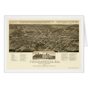 Thomasville, GA Panorama - 1885