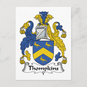 Thompkins Family Crest Briefkaart