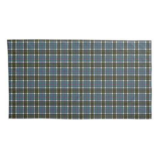 Thompson Blue Original Scottish Tartan Kussensloop (Achterkant-Rechts)