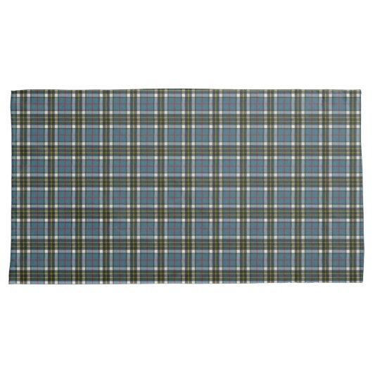 Thompson Blue Original Scottish Tartan Kussensloop (Voorkant-Rechts)