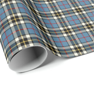 Thompson Clan Blue Formal Dress Tartan Cadeaupapier