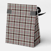 Thompson Clan Grijs Formele Jurk Tartan Bedankdoosjes (Achterkant)