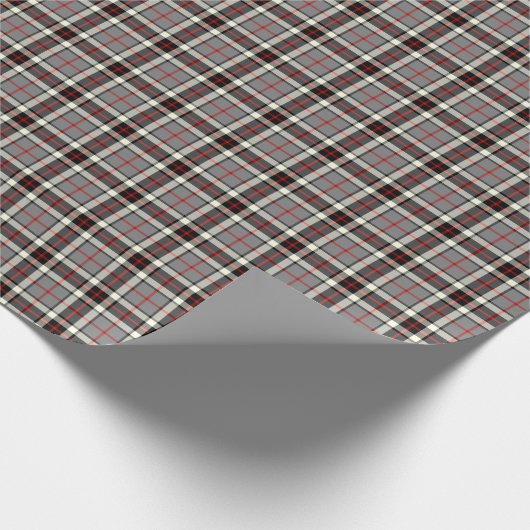 Thompson Clan Grijs Formele Jurk Tartan Cadeaupapier (Hoek)