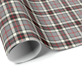 Thompson Clan Grijs Formele Jurk Tartan Cadeaupapier (Rol Hoek)