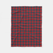 Thompson Clan Rood en Lichtblauw Tartan Fleece Deken (Voorkant)