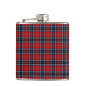 Thompson Clan Tartan Red en Blue Pset Heupfles (Voorkant)