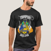 Thompson Crest Coat of Arms *Add Location* T-shirt (Voorkant)