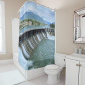 Thompson Falls Dam Douchegordijn (In situ)