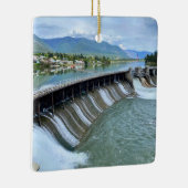 Thompson Falls Dam Keramisch Ornament (Rechts)