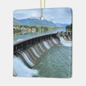 Thompson Falls Dam Keramisch Ornament (Links)