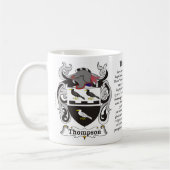 Thompson Family Coat of Arms Mok (Links)