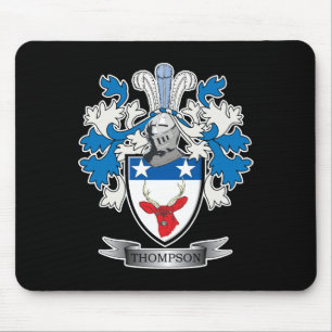 Thompson Family Crest Coat of Arms Muismat