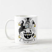 Thompson Family Crest Koffiemok (Links)