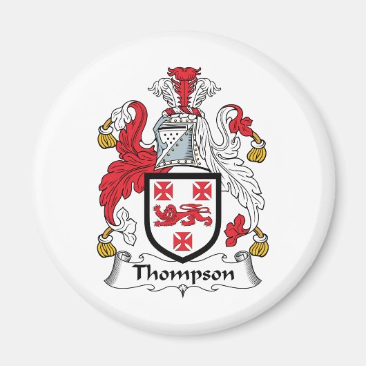 Thompson Family Crest Magneet (Voorkant)