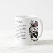 Thompson Family Crest Mok (Voorkant rechts)