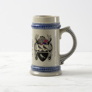 Thompson Family Crest Stein Bierpul