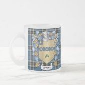 Thompson Family (Ierse nationaliteit) Wapenvanger Matglas Koffiemok (Links)