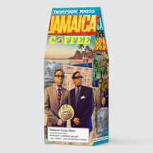 THOMPSON FOODS Coffee, 12oz Bag, Dark Roast,