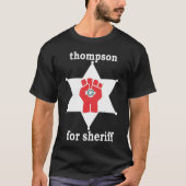 Thompson For Sheriff Graphic T - shirts for MenWom (Voorkant)