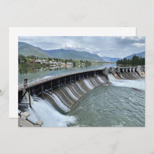 Thompson Herfsten Dam Notitiekaartje (Voorkant / Achterkant)