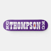 THOMPSON KC JMTSkateboard, 7¾" Deck Persoonlijk Skateboard (Horizontaal)