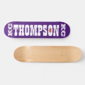 THOMPSON KC JMTSkateboard, 7¾" Deck Persoonlijk Skateboard (Horizontaal)