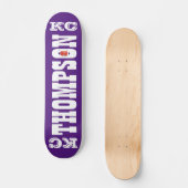 THOMPSON KC JMTSkateboard, 7¾" Deck Persoonlijk Skateboard (Voorkant)