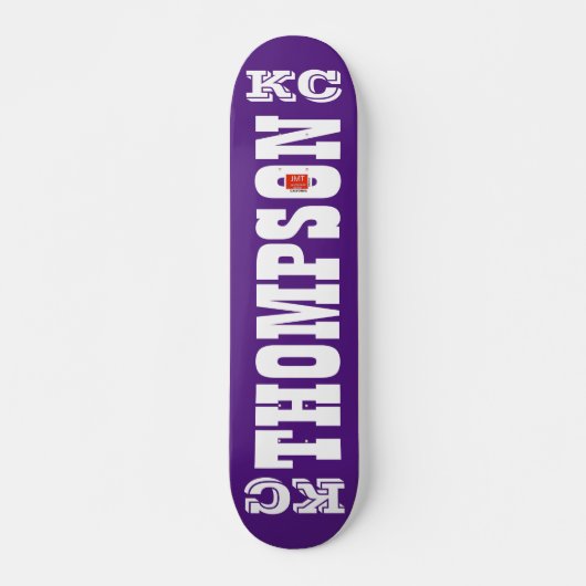 THOMPSON KC JMTSkateboard, 7¾" Deck Persoonlijk Skateboard (Voorkant)