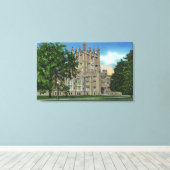 Thompson Memorial Library, Vassar College Canvas Afdruk (Insitu (Houten vloer))