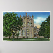 Thompson Memorial Library, Vassar College Poster (Voorkant)