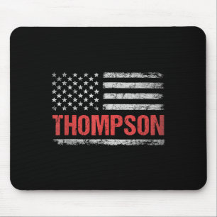 Thompson Naam Amerikaanse vlag - Thompson Achterna Muismat