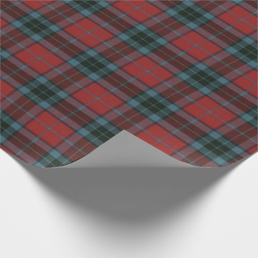 Thompson Red Modern Cadeaupapier (Hoek)