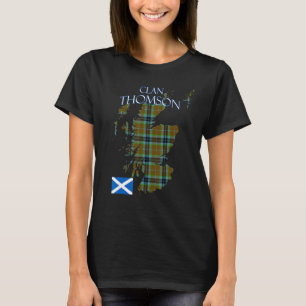 Thompson Scottish Clan Tartan Schotland T-shirt