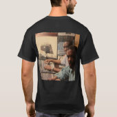 THOMPSON SPIN TWIN TOUR Basic Donker T-shirt (Achterkant)