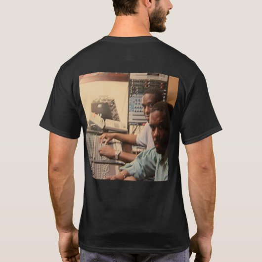 THOMPSON SPIN TWIN TOUR Basic Donker T-shirt (Achterkant)