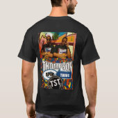 THOMPSON SPIN TWINS Basic Donkere T-Shirt (Achterkant)
