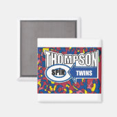 Thompson Spin Twins. Magneet (Voorkant / Achterkant)
