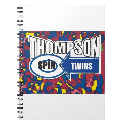 Thompson Spin Twins. Notitieboek (Voorkant)