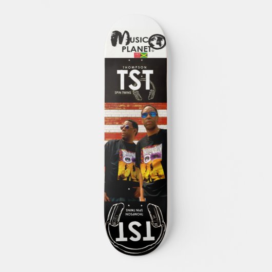 THOMPSON SPIN TWINS OFFICIEEL Skateboard (Voorkant)