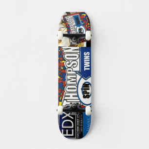 THOMPSON SPIN TWINS (OFFICIËLE MERCHANDISE) TOUR PERSOONLIJK SKATEBOARD