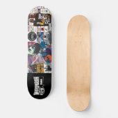 THOMPSON SPIN TWINS (OFFICIËLE MERCHANDISE) TOUR PERSOONLIJK SKATEBOARD (Voorkant)